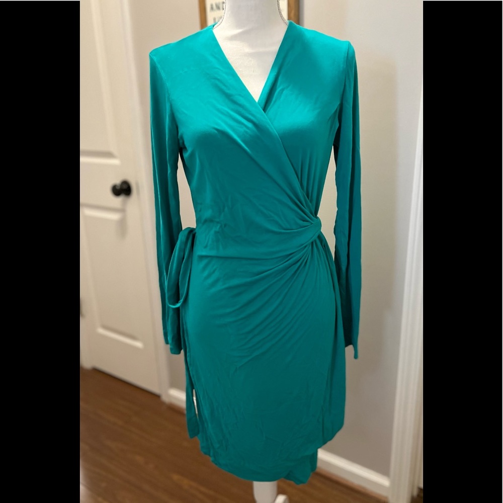 {DVF} wrap dress